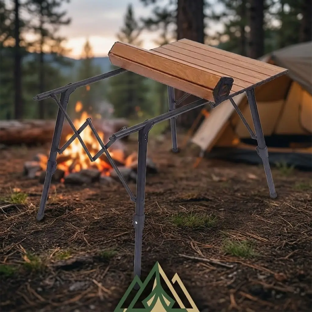 میز کمپینگ رنگ چوبی کینگ هایک مدل HIKE KING 011HK