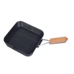 تابه سفری لایف کمپ مدل دسته چوبی تاشو - تصویر 2