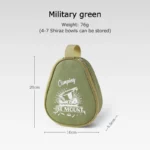 مجموعه ظروف کمپینگ مدل Jungle بسته 4 عددی - تصویر 2