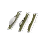 مجموعه قاشق و چنگال و چاقوی سفری مدل کمپینگ - تصویر 4