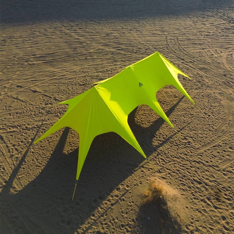 اُردوگاه 18 سایبان ستاره ای کمپینگ استارتنت تریپل دیلور مدل سه ستون 4