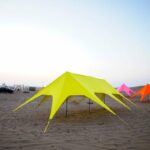 سایبان ستاره ای کمپینگ استارتنت تریپل دیلور مدل سه ستون - تصویر 2